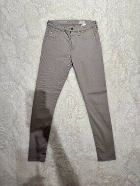AG Adriano Goldschmied Farrah Ankle Seamless High Rise Skinny Ankle Jeans US 27